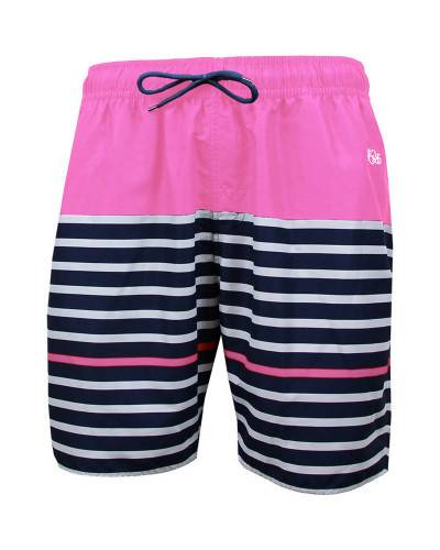 Short de bain rugby Petit baigneur rose