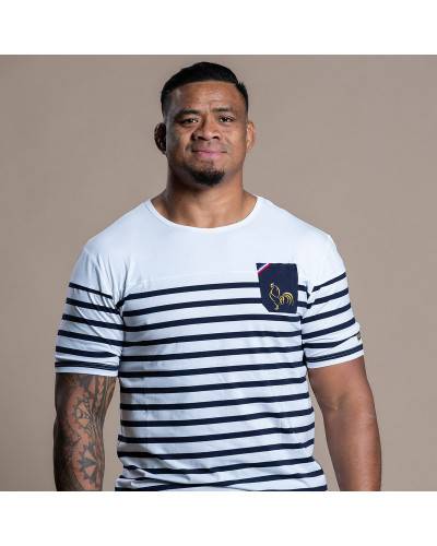 T-shirt rugby France Marinière - La française