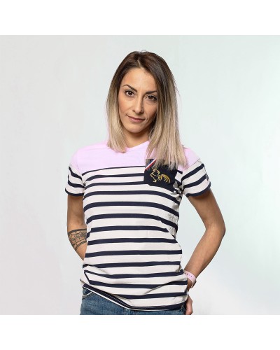 T-shirt Marinière Femme -...