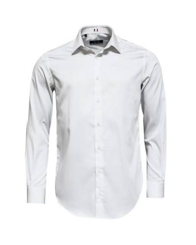 Chemise de rugby blanche France Signature - Fabien Pelous