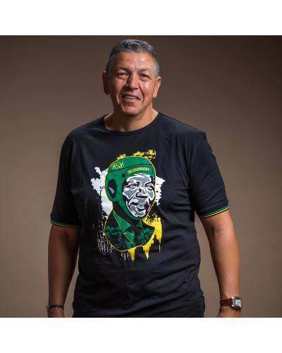 T-shirt de rugby Hommage à Mandela - Abdelatif Benazzi