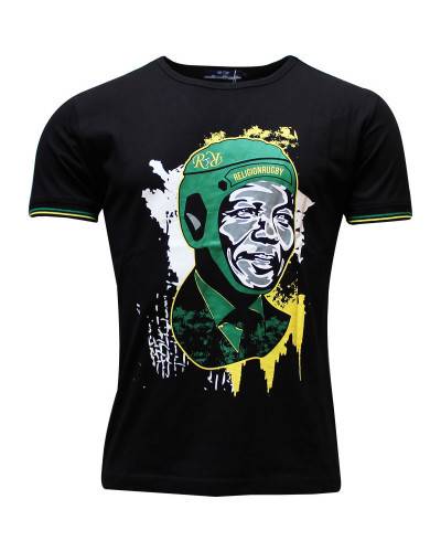 T-shirt de rugby Hommage à Mandela - Abdelatif Benazzi