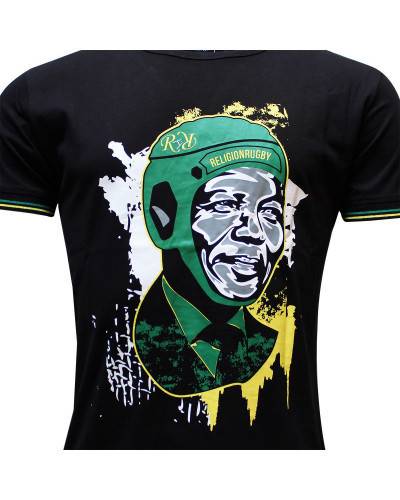 T-shirt de rugby Hommage à Mandela - Abdelatif Benazzi