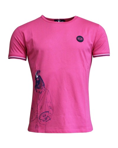 T-shirt Rooster Blazer - fuchsia