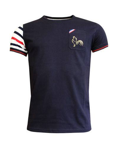 T-shirt Le Bras en Marinière tricolore