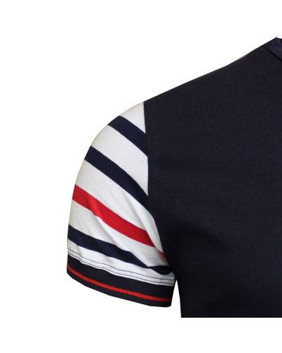 T-shirt Le Bras en Marinière tricolore