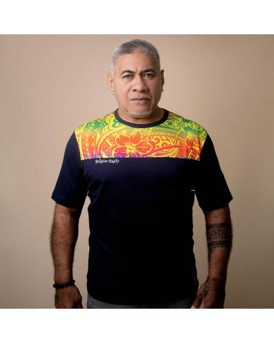 T-shirt Rugby Tatouage Guerrier - Willy Taofifenua