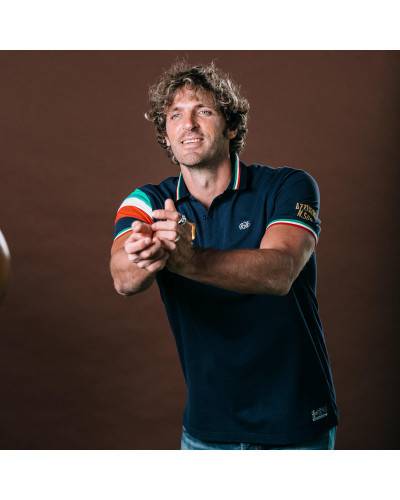 Polo Rugby Azzurro 540 - marine - Mirco Bergamasco