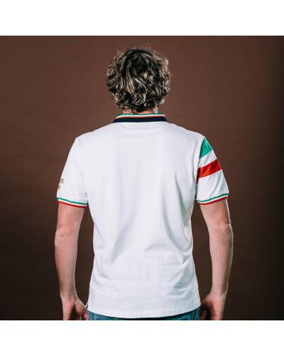 Polo Rugby Azzurro 540 - blanc - Mirco Bergamasco