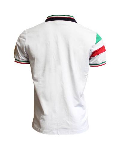 Polo Rugby Azzurro 540 - blanc - Mirco Bergamasco