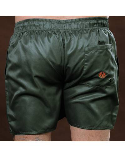 Short de bain Rugby en Vert et Orange