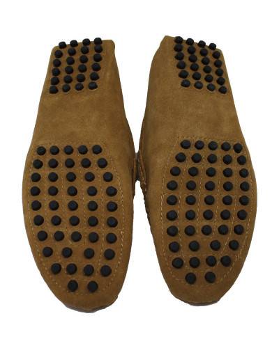 Mocassins en nubuck - camel