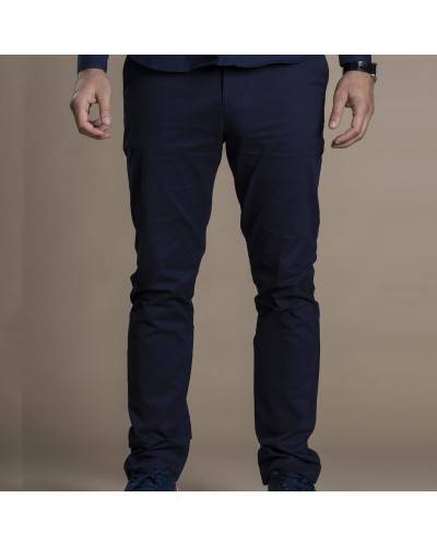 Chino Super French Falzard - Marine