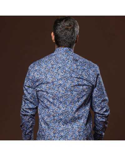 Chemise Blue Flower