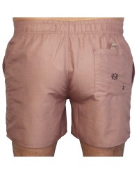 Short de bain Rugby en Beige et Noir