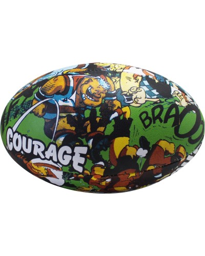 Ballon de Rugby Les Rugbymen™ Courage