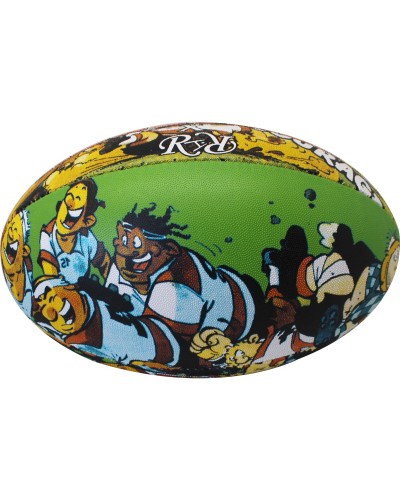 Ballon de Rugby Les Rugbymen™ Courage