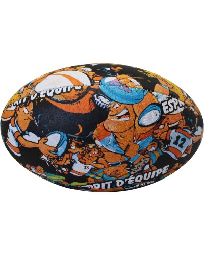 Ballon de Rugby Les Rugbymen™ Esprit d'Équipe