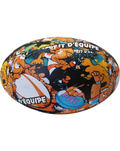 Ballon de Rugby Les Rugbymen™ Esprit d'Équipe