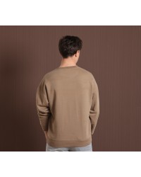 Sweat col rond Peony Crowneck - Julien Soone - marron