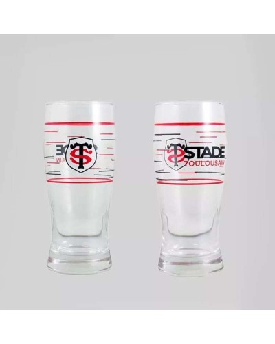 Verres à bière - Lot de 2 - Stade Toulousain