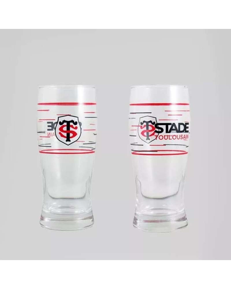 Verres à bière - Lot de 2 - Stade Toulousain