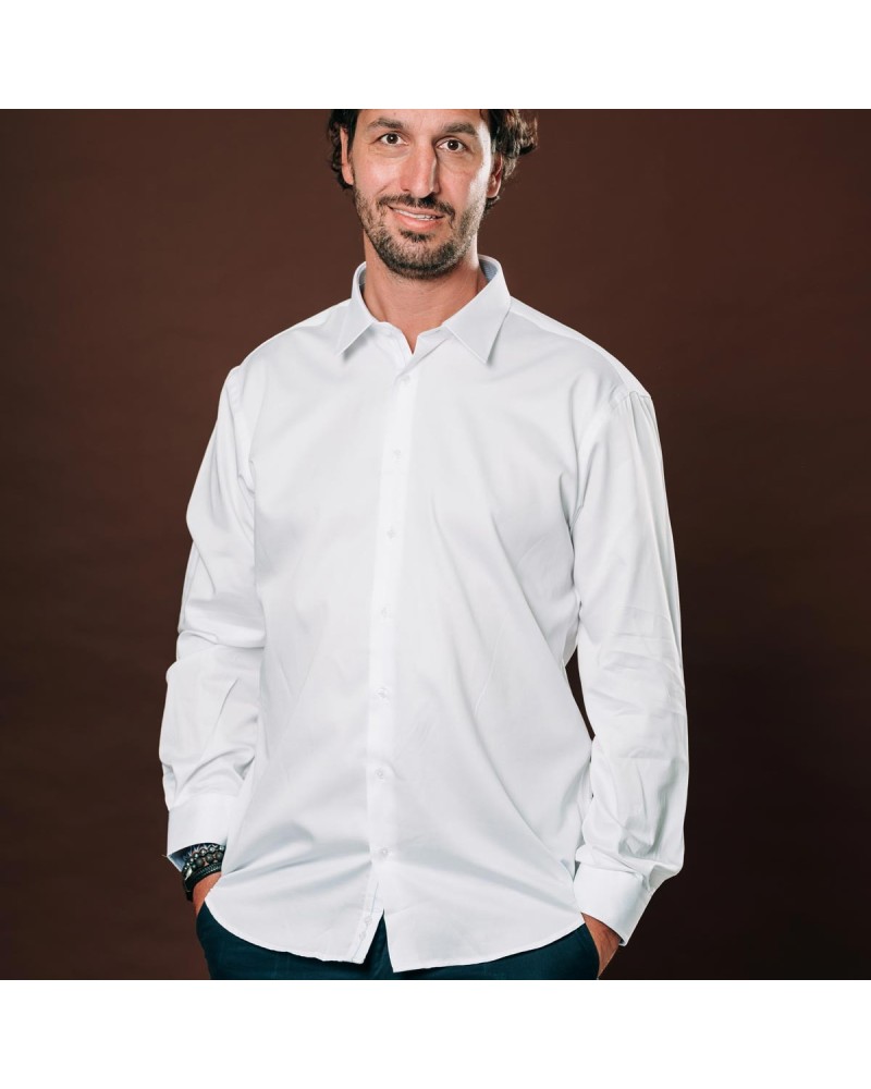 Chemise Rugby Classique blanc