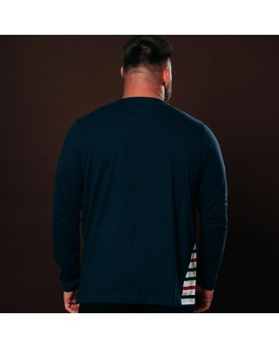 T-shirt de rugby Côté Marinière - ML