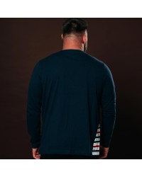 T-shirt de rugby Côté Marinière - ML