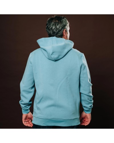 Sweat Rugby Fashion gris bleu
