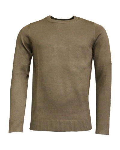 Pull col rond 3ème mi-temps - Camel