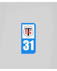 Autocollant Plaque Immatriculation