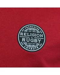 T-shirt Franchise Rugby Ecoresponsable - Rouge