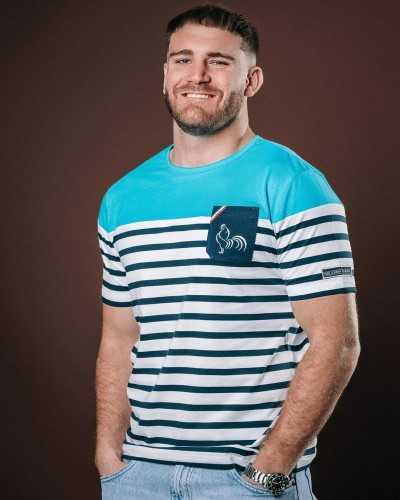 T-shirt de rugby Marinière - La Pacifique