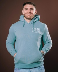 Sweat Rugby Fashion gris bleu