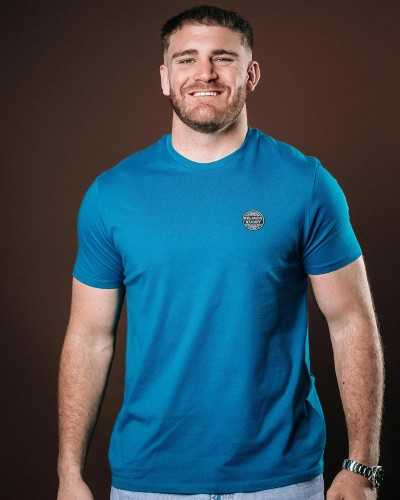 T-shirt Franchise Rugby Ecoresponsable - Saphir