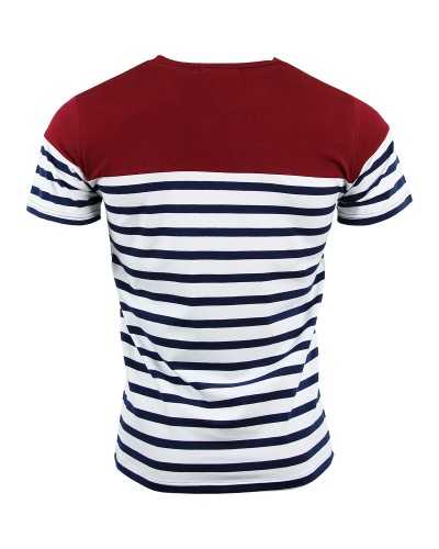 T-shirt de rugby Marinière - L'Aquitaine