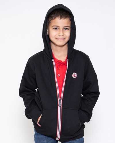 Sweat zippé à capuche Jemy - Enfant - Stade Toulousain