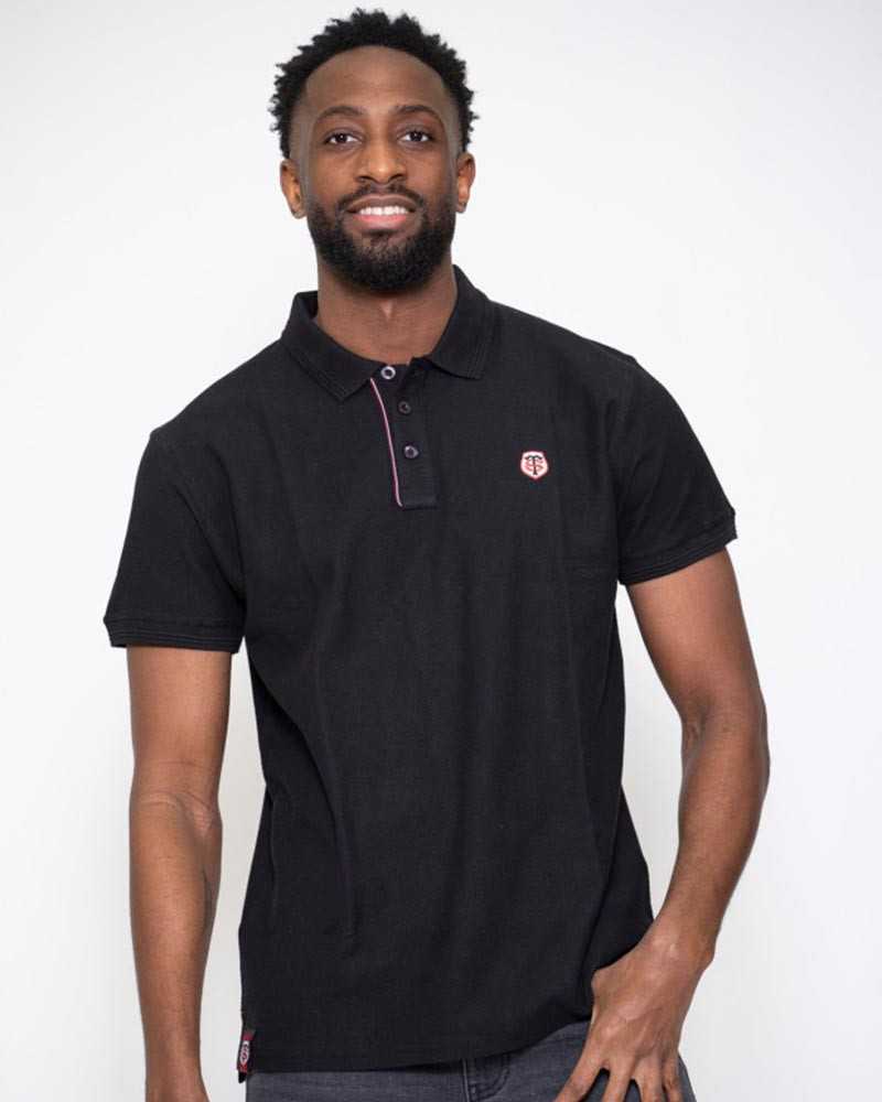 Polo Pomesh - noir - Stade Toulousain