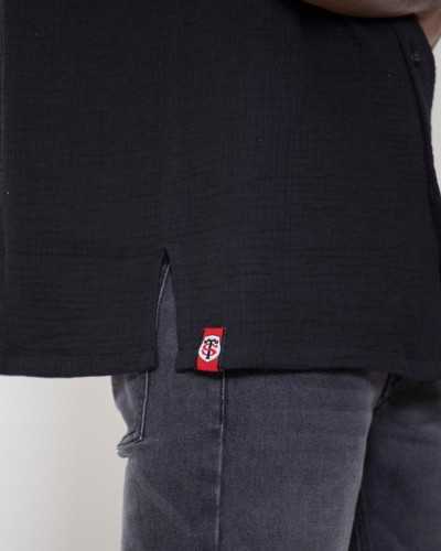 Chemise Gaze de Coton Cabby - noir - Stade Toulousain