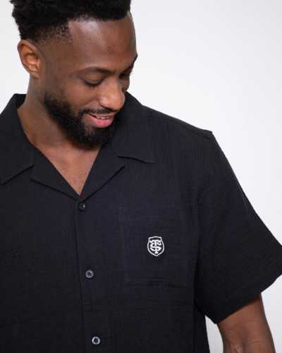 Chemise Gaze de Coton Cabby - noir - Stade Toulousain