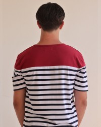 T-shirt de rugby Marinière - L'Aquitaine