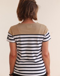 T-shirt Marinière Femme Beach Rugby