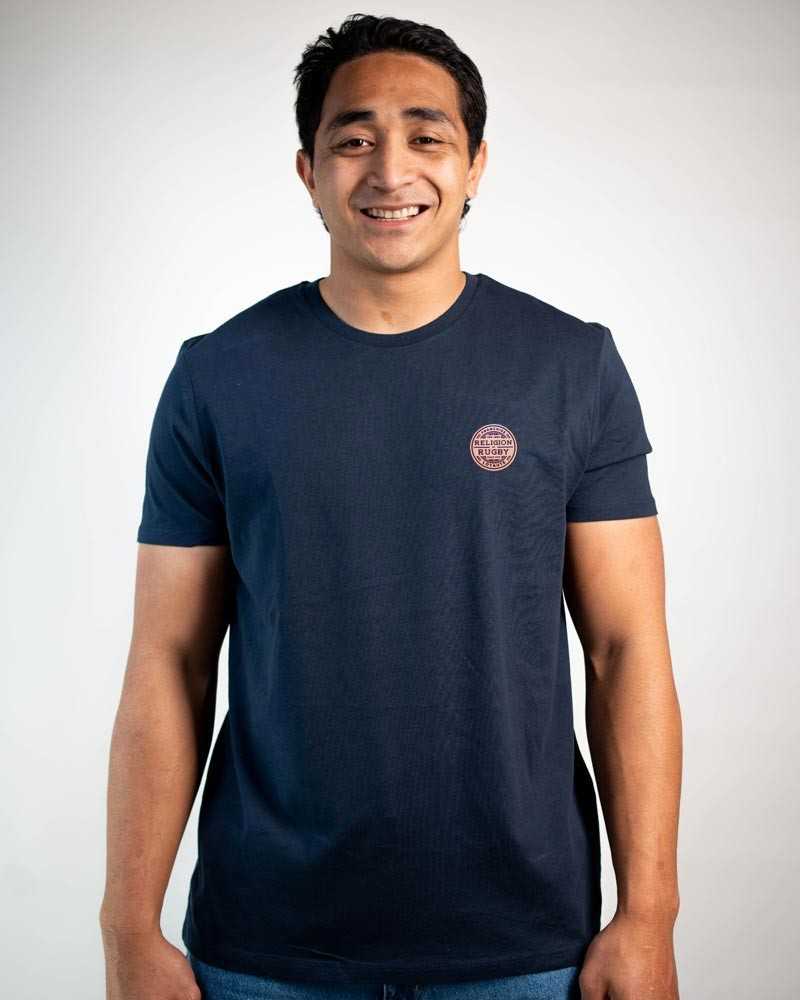 T-shirt Franchise Rugby Ecoresponsable - Marine