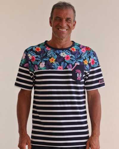 Tee Shirt marinière Rugby des Îles