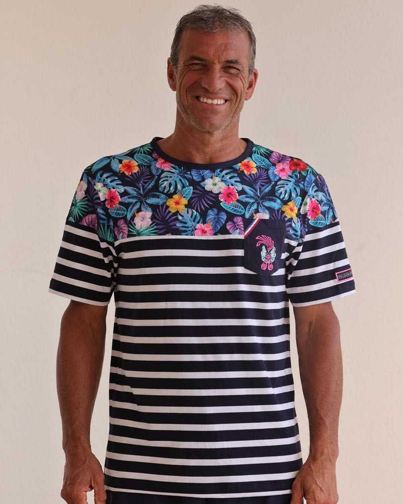 Tee Shirt marinière Rugby des Îles