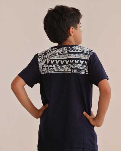 T-shirt Rugby Enfant Tatoo Maori