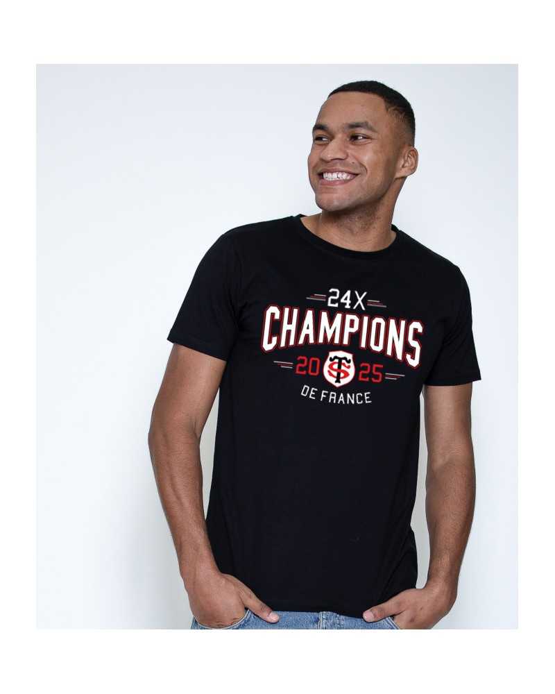 t-shirt champion de france top 14 toulouse
