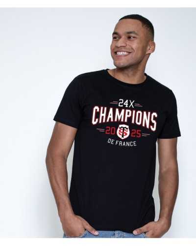 t-shirt champion de france top 14 toulouse