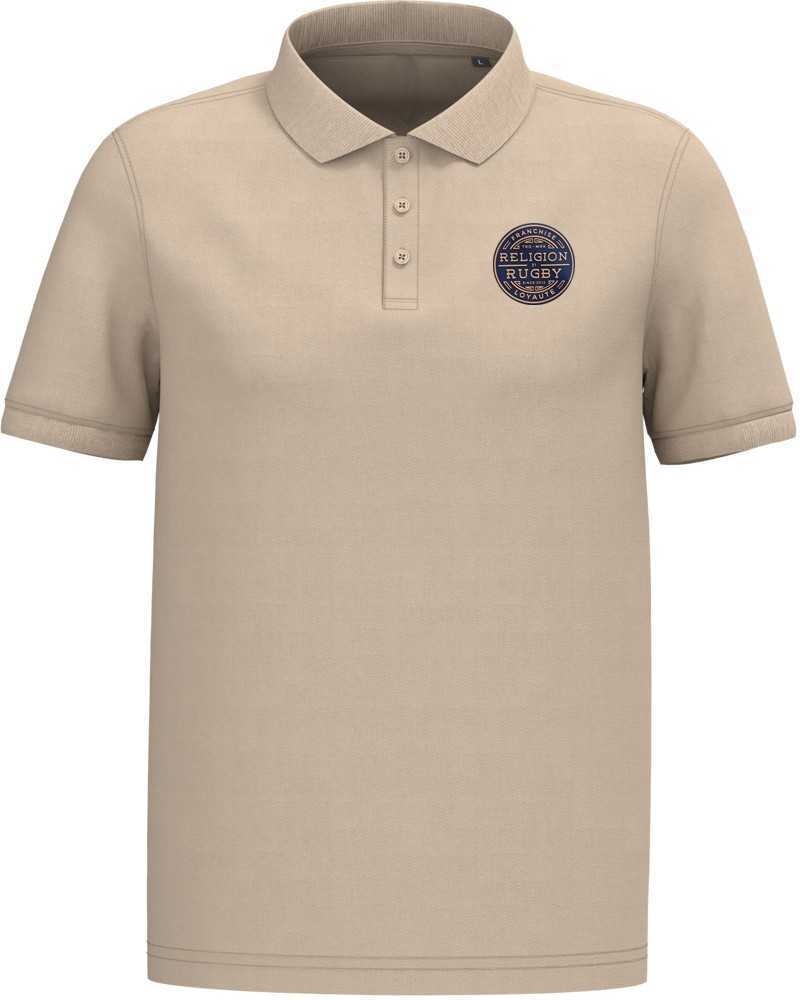 Polo Rugby Ecoresponsable - Beige